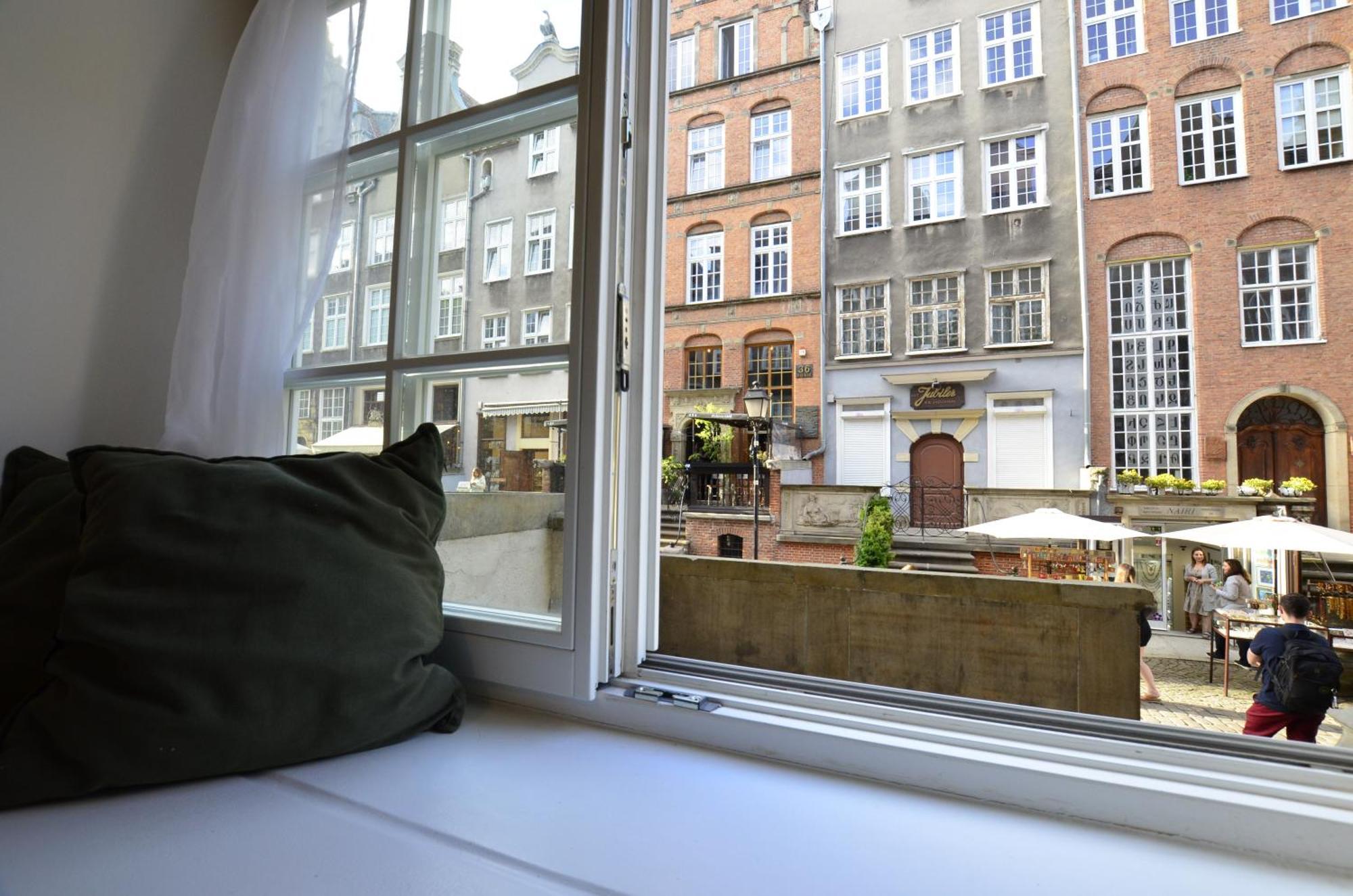Mariacka Parter W Centrum Historycznego Gdanska Bagian luar foto
